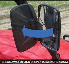 Polaris Ranger ATV Breakaway Side Mirrors